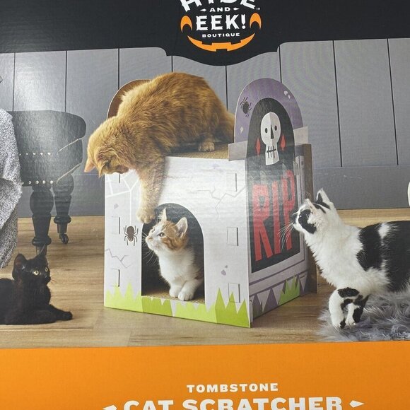 Target Halloween Double Decker Tombstone Cat Scratcher Hyde & EEK! Boutique™ - Picture 3 of 7